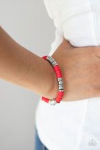 Load image into Gallery viewer, Bracelets Stacked In Your Favor - Red B48