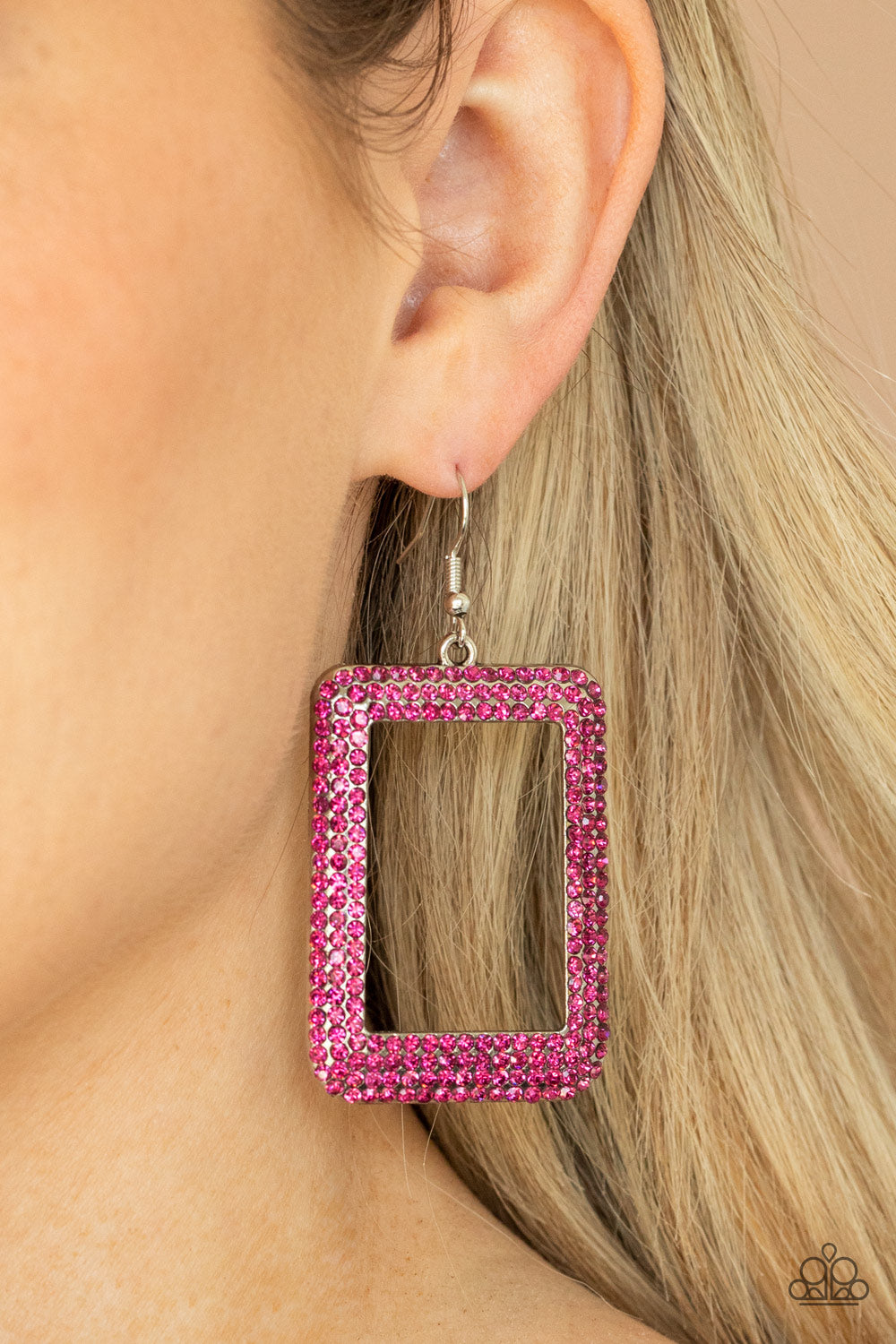 Earrings World FRAME-ous - Pink E329