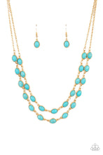 Load image into Gallery viewer, Necklace Sahara Safari - Blue N2353