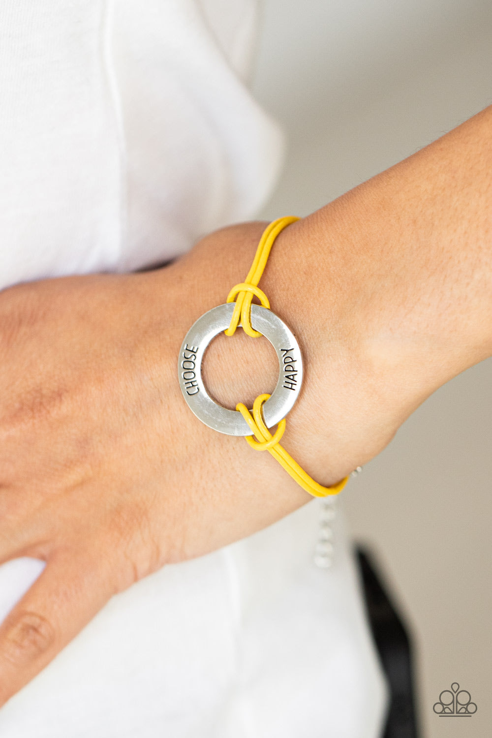 Bracelets Choose Happy - Yellow Urban Final