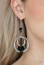 Load image into Gallery viewer, Earrings Deco Dancing - Black Final