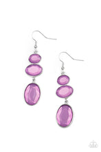 Load image into Gallery viewer, Earrings Tiers Of Tranquility - Purple E192
