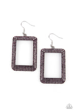 Load image into Gallery viewer, Earrings World FRAME-ous - Purple E307
