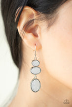 Load image into Gallery viewer, Earrings Tiers Of Tranquility - White E334
