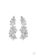 Load image into Gallery viewer, Earrings Frond Fairytale - White E2320