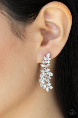 Earrings Frond Fairytale - White E2320