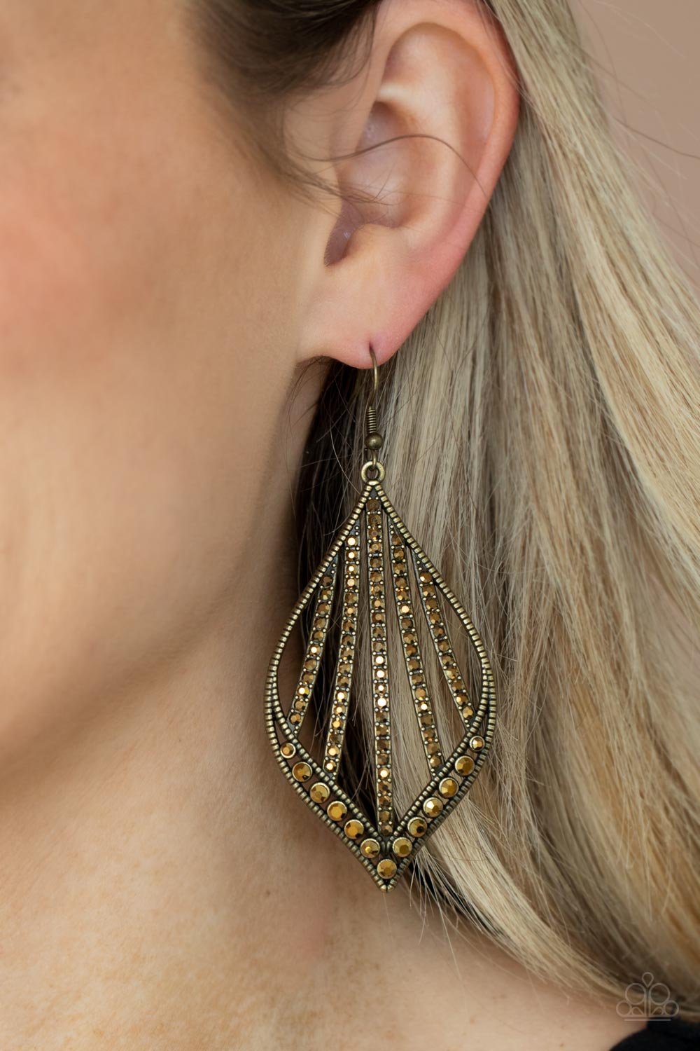 Earrings Showcase Sparkle - Brass E122