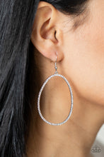 Earrings OVAL-ruled! - White FINAL