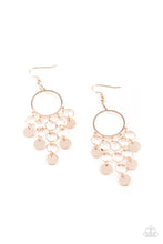 Load image into Gallery viewer, Earrings Cyber Chime - Rose Gold E2109