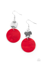 Load image into Gallery viewer, Earrings Opulently Oasis - Red E226
