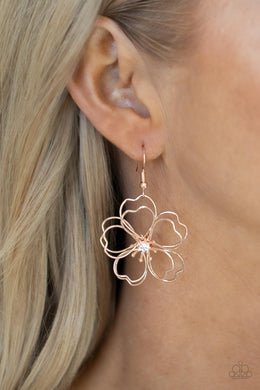 Earrings Petal Power - Rose Gold E2312