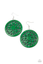 Load image into Gallery viewer, Earrings Ocean Canopy - Green E538