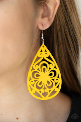 Earrings Marine Eden - Yellow E552