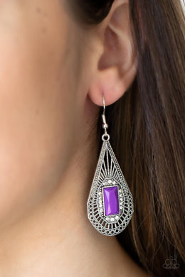Earrings Deco Dreaming - Purple E2266