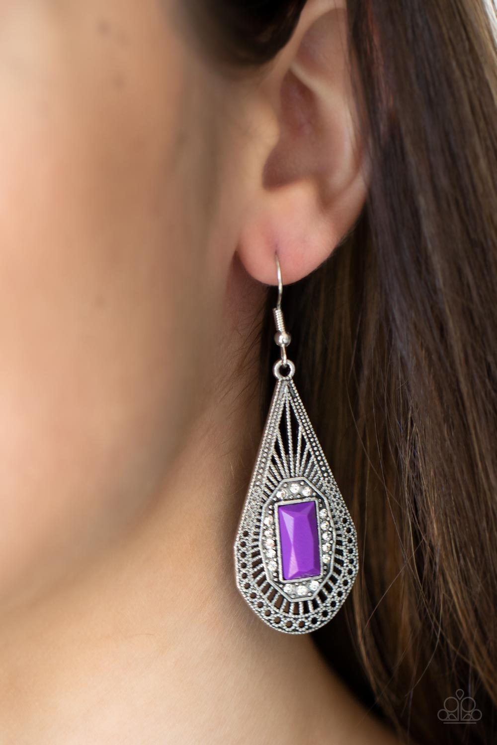 Earrings Deco Dreaming - Purple E2266