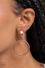Load image into Gallery viewer, Earrings Classic Candescence - Copper Clip On
