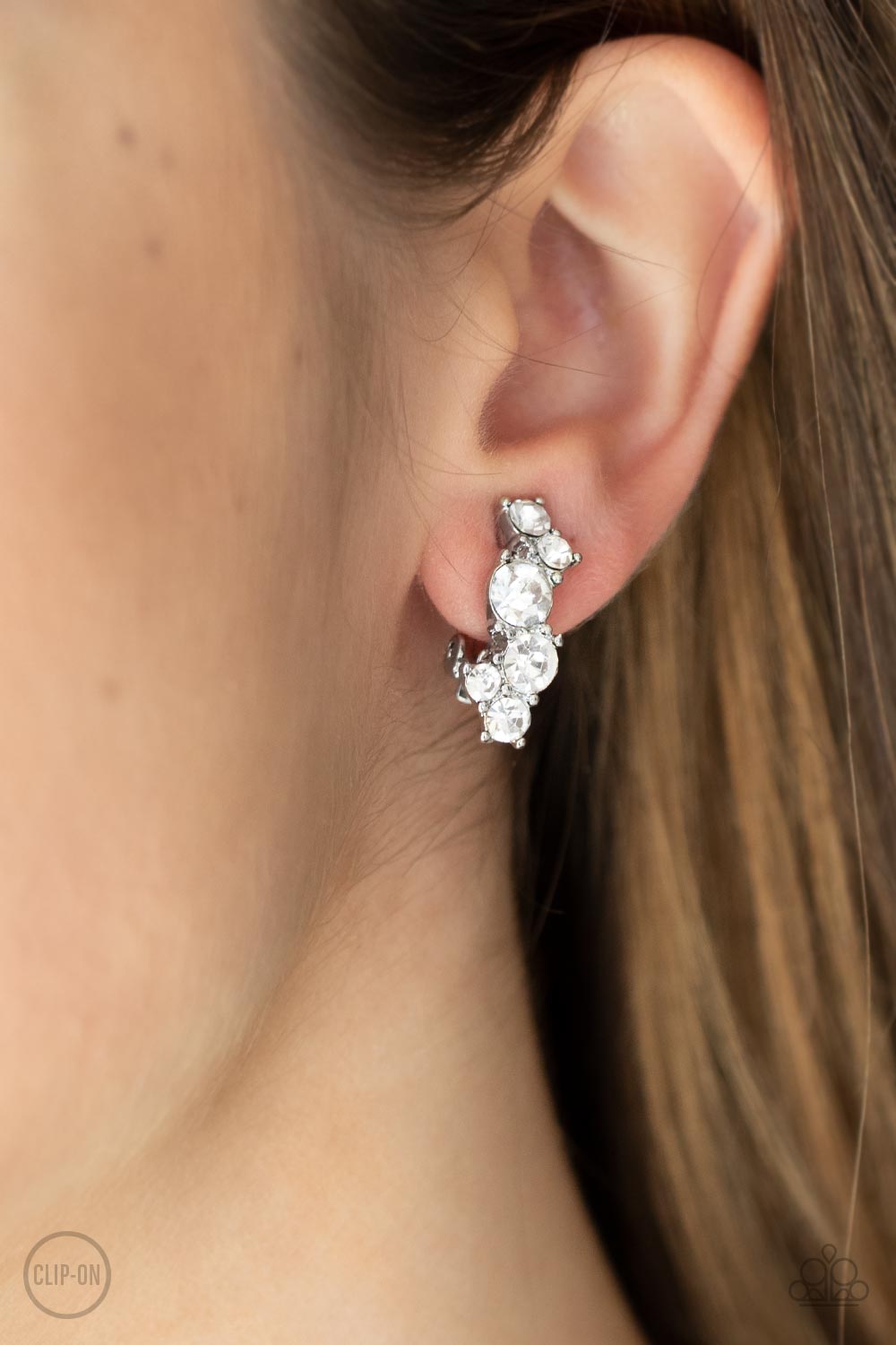 Earrings Cosmic Celebration - White J1