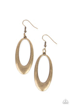 Load image into Gallery viewer, Earrings OVAL The Hill - Brass