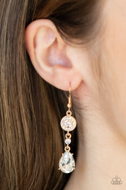 Earrings Graceful Glimmer - Gold E2169