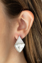Load image into Gallery viewer, Earrings Risky Razzle - White E3018