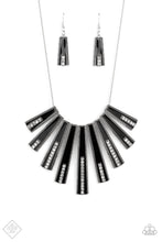 Load image into Gallery viewer, Necklace FAN-tastically Deco - Black N2077