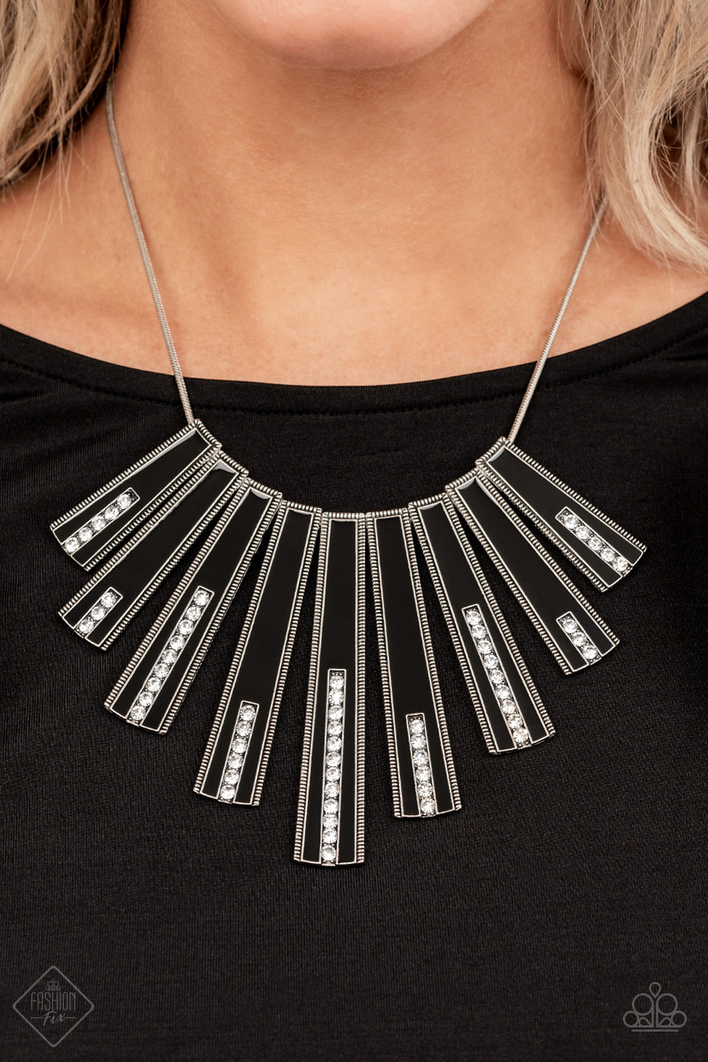 Necklace FAN-tastically Deco - Black N2077