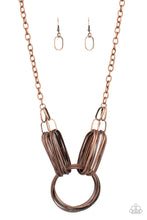 Load image into Gallery viewer, Necklace Lip Sync Links - Copper N2082
