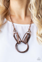 Load image into Gallery viewer, Necklace Lip Sync Links - Copper N2082
