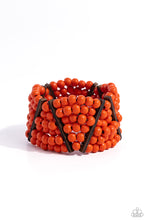 Load image into Gallery viewer, Bracelets Way Off TROPIC - Orange Wood B211
