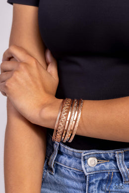 Bracelets Stockpiled Shimmer - Rose Gold B502