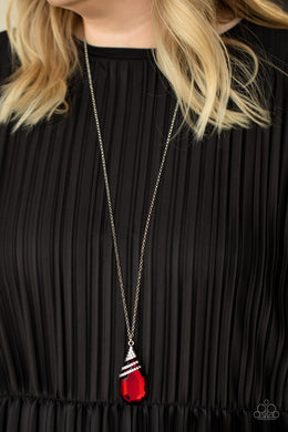 Necklaces Demandingly Diva - Red