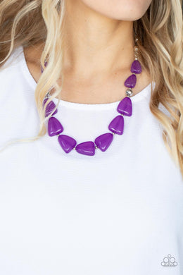Necklaces Tenaciously Tangy - Purple N168