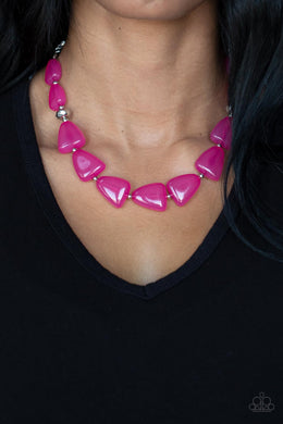 Necklace Tenaciously Tangy - Pink N168