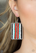Load image into Gallery viewer, Earrings Beadwork Wonder - Red E513
