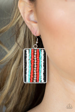 Earrings Beadwork Wonder - Red E513