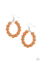 Load image into Gallery viewer, Earrings Festively Flower Child - Orange E2229