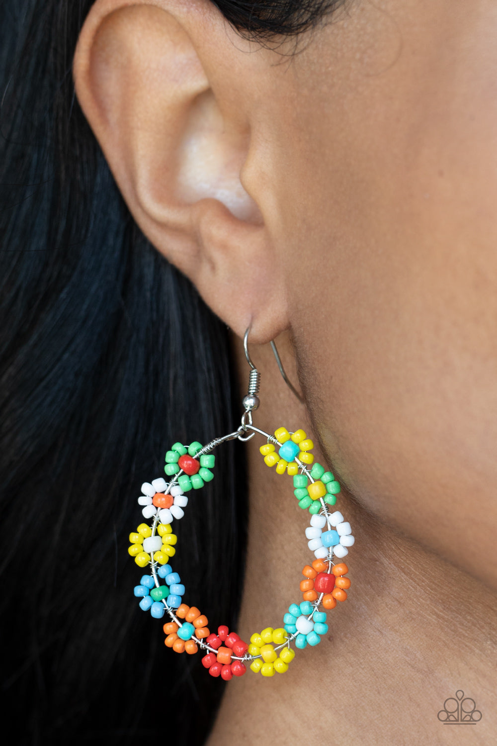 Earrings Festively Flower Child - Multi E149