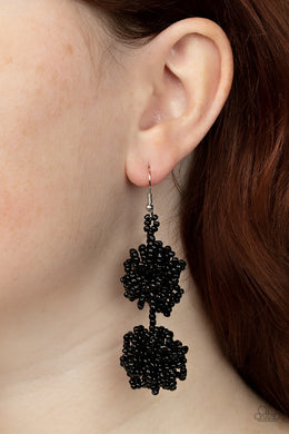 Earrings Celestial Collision - Black E450