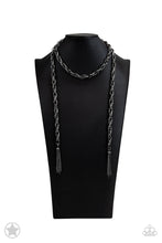 Load image into Gallery viewer, Necklace SCARFed for Attention - Gunmetal Blockbuster