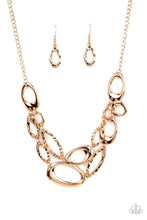 Load image into Gallery viewer, Necklaces Game OVAL - Gold N2247