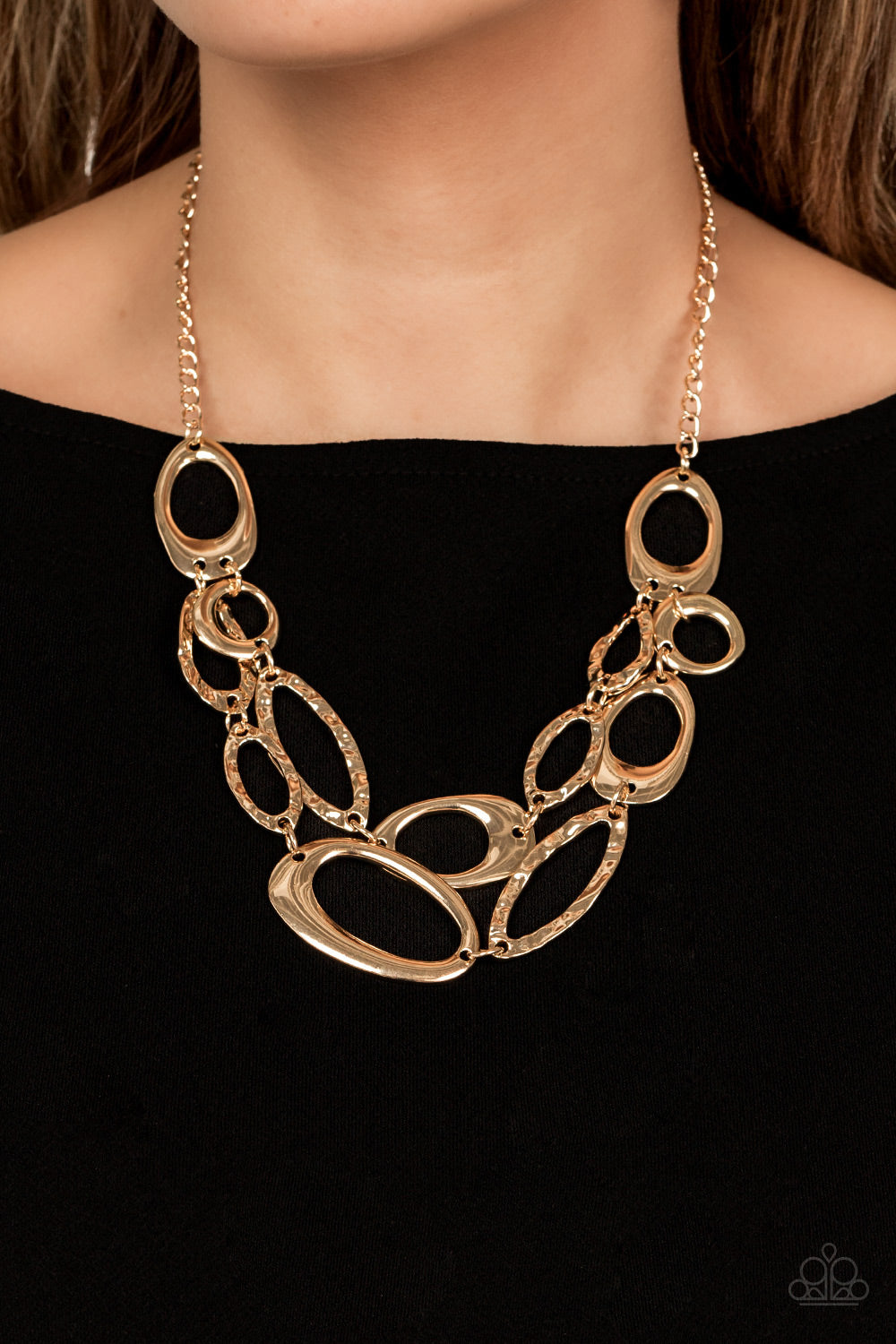 Necklaces Game OVAL - Gold N2247