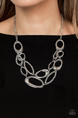 Necklaces Game OVAL - Silver N2247