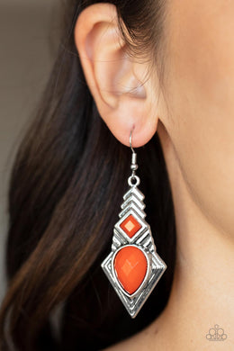 Earrings Stylishly Sonoran - Orange E2228