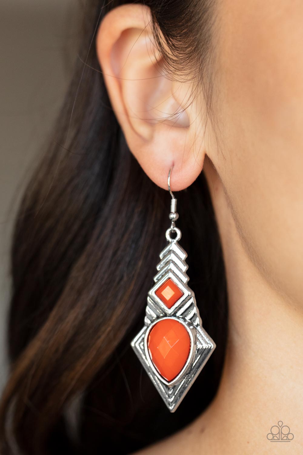 Earrings Stylishly Sonoran - Orange E2228