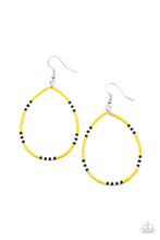 Load image into Gallery viewer, Earrings Keep Up The Good BEADWORK - Yellow E040