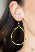 Load image into Gallery viewer, Earrings Keep Up The Good BEADWORK - Yellow E040