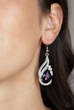 Load image into Gallery viewer, Earrings Dancefloor Diva - Purple E2265