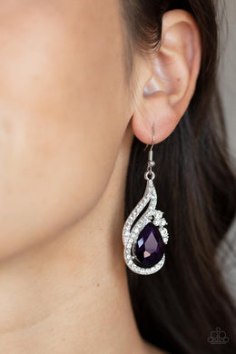 Earrings Dancefloor Diva - Purple E2265