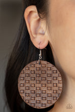 Load image into Gallery viewer, Earrings WEAVE Me Out Of It - Brown Final