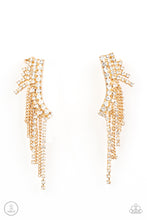 Load image into Gallery viewer, Earrings Thunderstruck Sparkle - Gold E2153 Earcrawlers